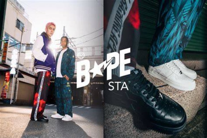 BAPE STAスニーカーを主役にしたストリートコーデのイメージ